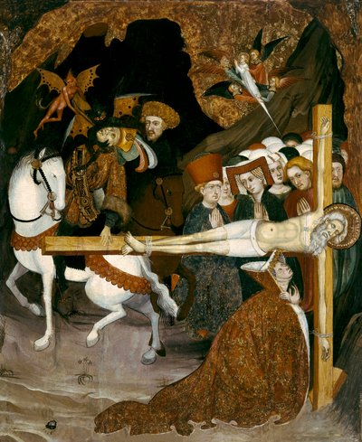 Ukřižování Svatý apoštol Ondřej. Obraz Lluise Borrassa (1360-1425) od Lluís Borrassà