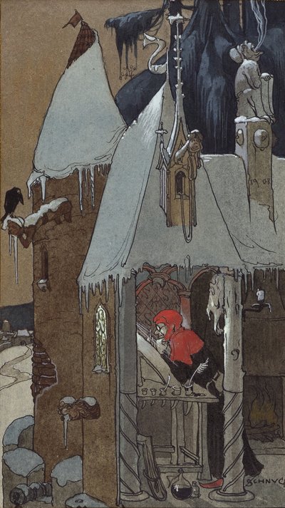 Kopista. Knihovna Roberta Forrera, 1890. od Léo Schnug