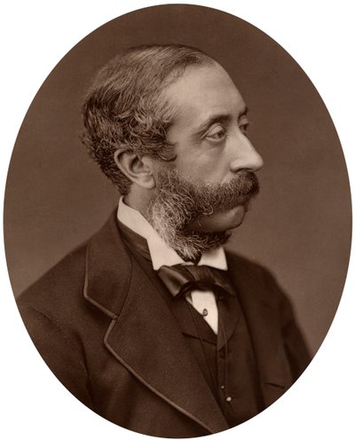 hrabě z Carnarvon, prezident Společnosti starožitníků, 1880. od Lock and Whitfield