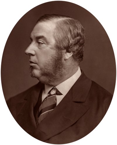 George Sclater-Booth MP, předseda rady místní správy, 1878. od Lock and Whitfield