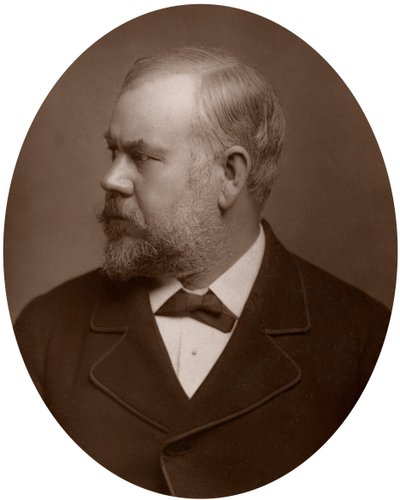 Henry Hugh Armstead, RA, britský sochař a ilustrátor, 1883. od Lock and Whitfield
