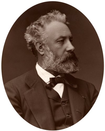 Jules Verne, francouzský romanopisec, 1877. od Lock and Whitfield