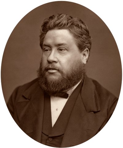 Reverend Charles Haddon Spurgeon, pastor Metropolitan Tabernacle, 1880. od Lock and Whitfield