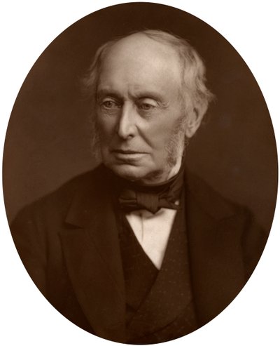 Samuel Morley , MP, průmyslník a politik, 1882. od Lock and Whitfield