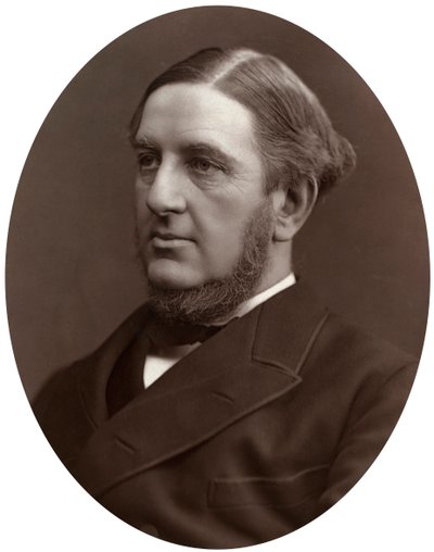 Sir William Vernon Harcourt QC, MP, profesor mezinárodního práva na Cambridge University, 1877. od Lock and Whitfield