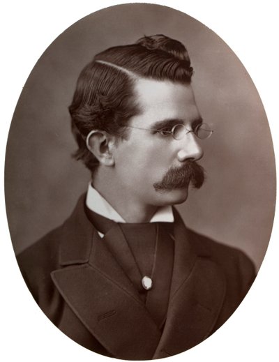 William Black , britský romanopisec, 1877. od Lock and Whitfield