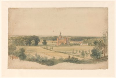 Hrad Moyland poblíž Kleve od Lodewijk Johannes Kleijn