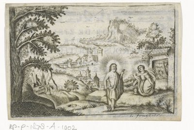 Kristus se zjevuje Marii Magdaleně od Lodewijk Joseph Fruytiers