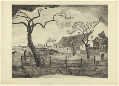 Farma s dobytkem v Holandsku Grande ferme Hollandais (původní název) od Lodewijk Schelfhout (signed by artist)