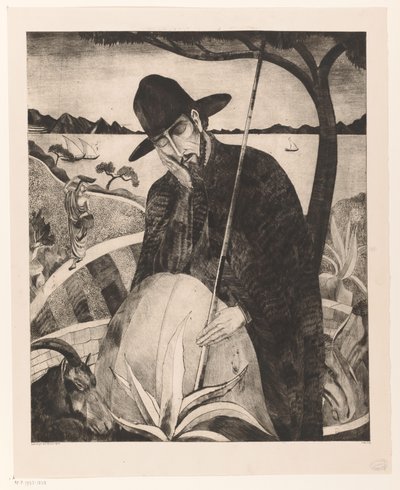 Korsický ovčák Le Berger Corse II (původní název) od Lodewijk Schelfhout (signed by artist)