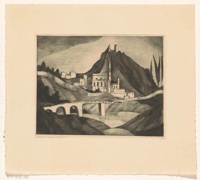 Corte I (původní název) od Lodewijk Schelfhout (signed by artist)