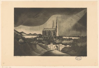 Katedrála La Cathédrale (původní název) od Lodewijk Schelfhout (signed by artist)