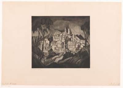 Les Angles II (původní název) od Lodewijk Schelfhout (signed by artist)
