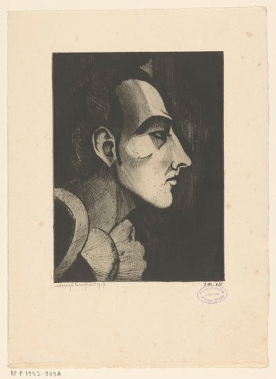 Pierrot I (původní název) od Lodewijk Schelfhout (signed by artist)