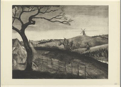 Orat farmář s volem v Etikhove Laborer Flamand (původní název) od Lodewijk Schelfhout (signed by artist)