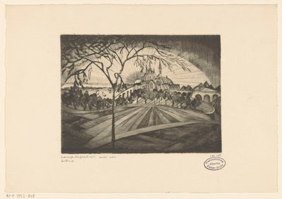 Západ slunce Coucher de soleil (původní název na objektu) od Lodewijk Schelfhout (signed by artist)