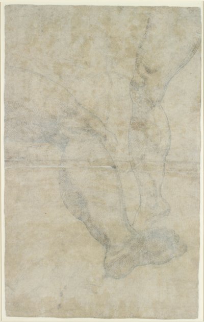 Studie dvou párů nohou, c1575-1615 od Lodovico Carracci