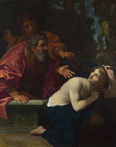Susannah a starší, 1616 od Lodovico Carracci
