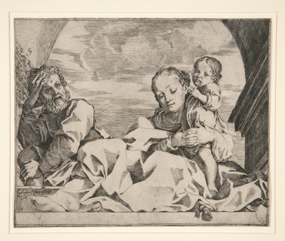 Svatá rodina od Lodovico Carracci