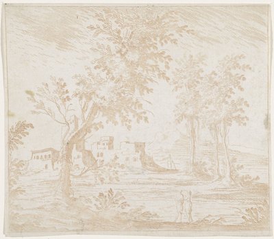Krajina s ruinami od Lodovico Mattioli (attributed to)