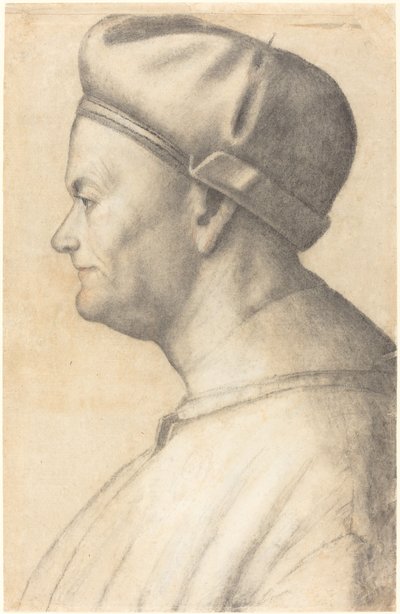 Profil muže od Lombard 16th Century