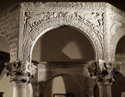 Lombardské umění, renesance Liutprand (Liutprandus) Král Langobardů: detail d