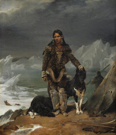 Žena ze země Eskymáků, 1826. od Léon Cogniet