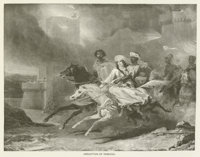 Únos Rebeccy od Léon Cogniet