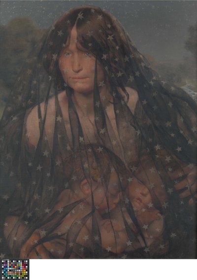 Alegorie noci od Léon Frédéric