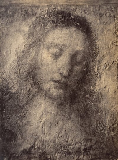 [Kopie hlavy Krista z Leonarda da Vinciho „Poslední večeře“], 1857-61. od Léon Gérard