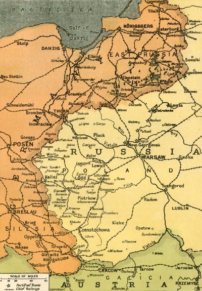 „Východní hranice“, 1919. od London Geographical Institute