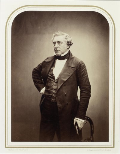 Portrét Roberta Stephensona 1803-1859, 1856. od London . Photo studio Maull and