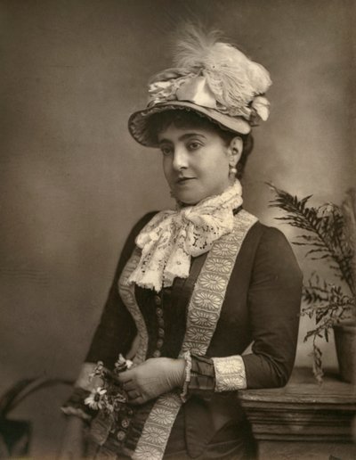 Adelina Patti, italská operní diva, 1882. od London Stereoscopic and Photographic Co