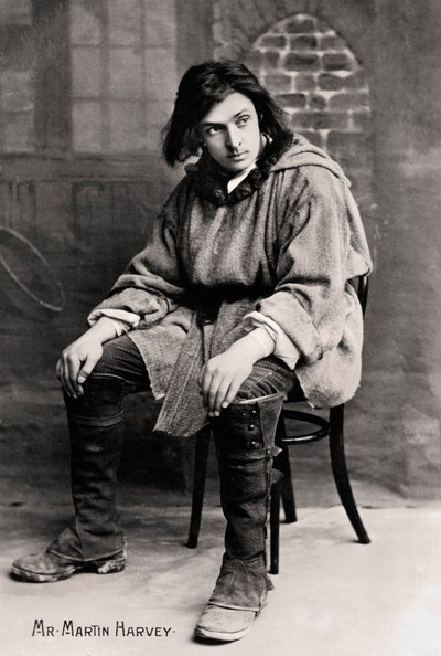 John Martin-Harvey 1863-1944, anglický herec, začátek 20. století. od London Stereoscopic and Photographic Co