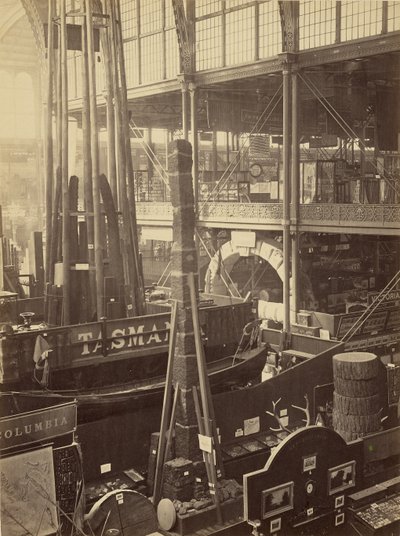 Pohled na umění na výstavě v roce 1862 od London Stereoscopic and Photographic Company