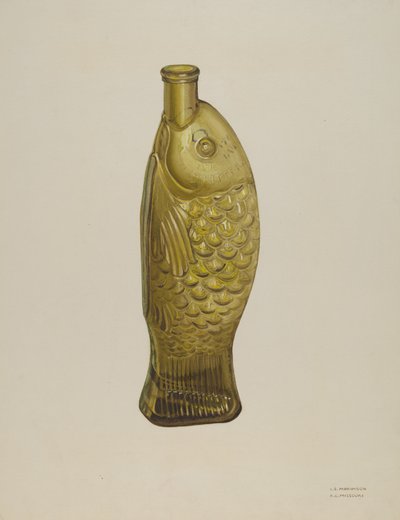 Láhev "Fish Bitters". od Loraine Makimson