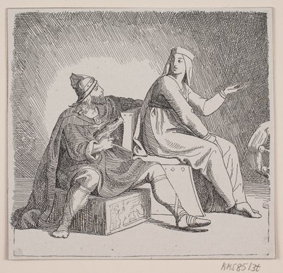 Ilustrace k „Vlak Svenda Tveskæga do Anglie a bitva u Svoldu“ od Lorenz Frølich