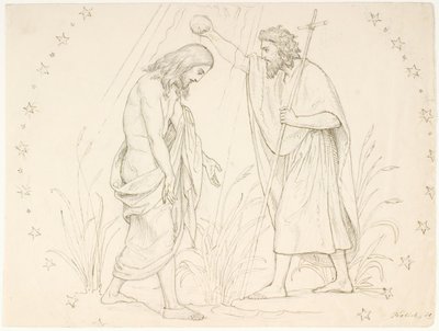 Křest Kristův od Lorenz Frølich