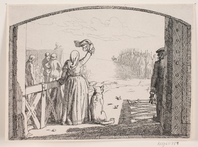 Ilustrace k básni Adama Oehlenschlägera „Dvě kostelní věže“ od Lorenz Frølich