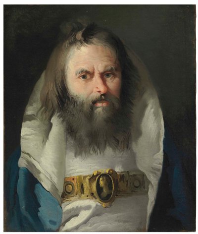 Portrét muže od Lorenzo Baldissera Tiepolo