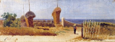 Castiglioncello, asi 1862-63 (olej na plátně na kartonu) od Lorenzo Gelati