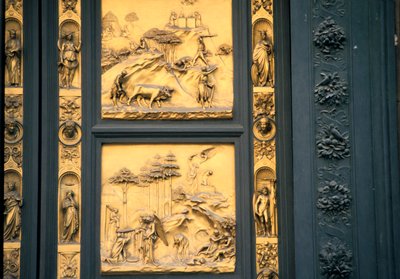 Brány ráje, Baptisterium, Florencie, Itálie, 1425-1452 od Lorenzo Ghiberti