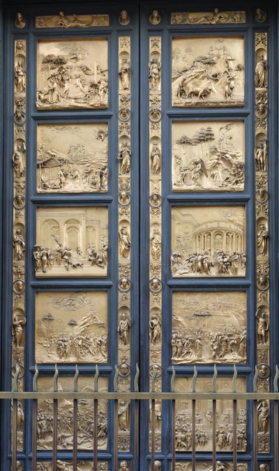 The Gates of Paradise in the Florence Baptistery Copy, 1425-1452 od Lorenzo Ghiberti