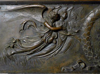 Dva andělé, detail relikviáře sv. Zenoba. (Bronzový reliéf, 1432-1442) od Lorenzo Ghiberti