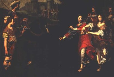 Davidův triumf (olej na plátně) od Lorenzo Lippi