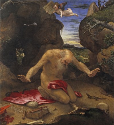 Svatý Jeroným od Lorenzo Lotto