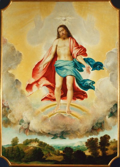 Nejsvětější Trojice (malba na plátně) od Lorenzo Lotto