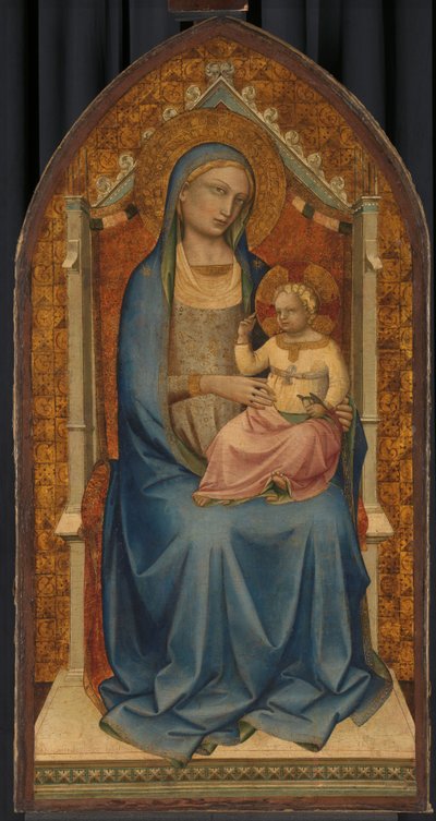 Panna a dítě od Lorenzo Monaco (school of)