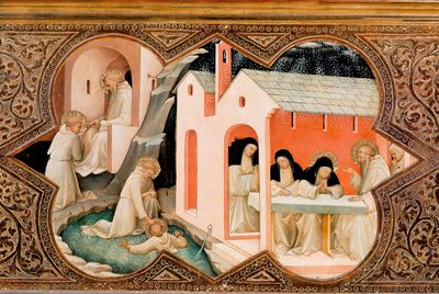 Oltářní obraz Korunovace Panny Marie od Lorenzo Monaco