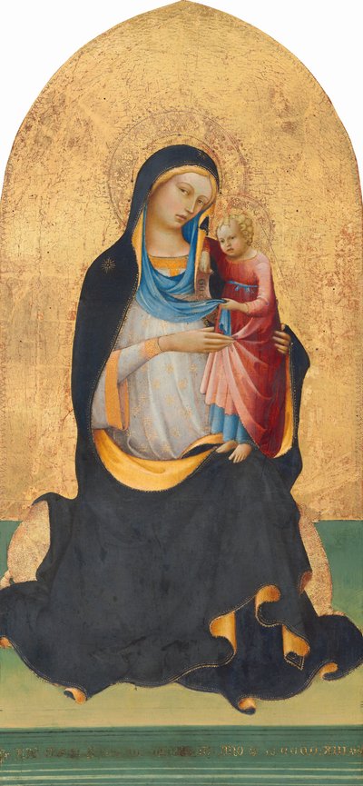 Madona s dítětem, 1413. od Lorenzo Monaco